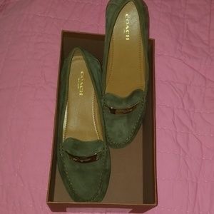 Authentic Coach Suede Shoes